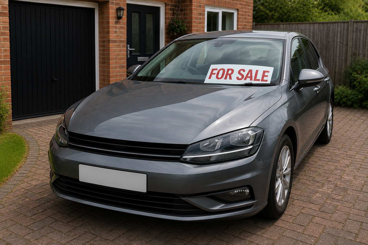 Used car being checked before purchase with MotorLoom vehicle history and buyer guidance